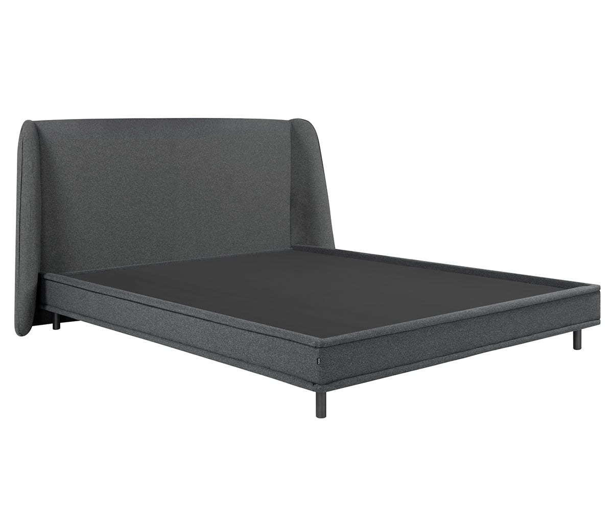 Cama individual Copilco - Gris oscuro