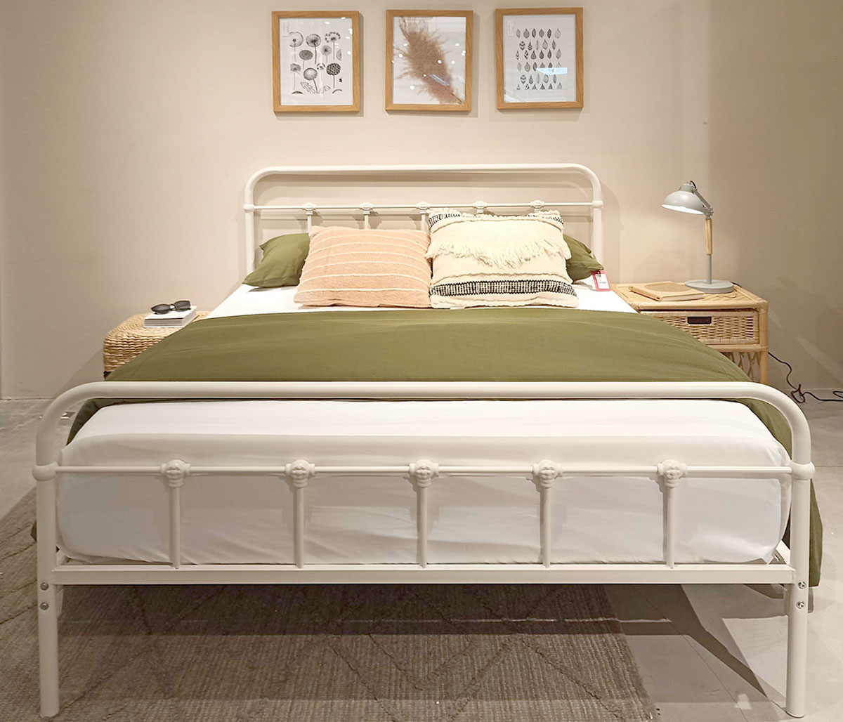 Cama individual Young - Blanco