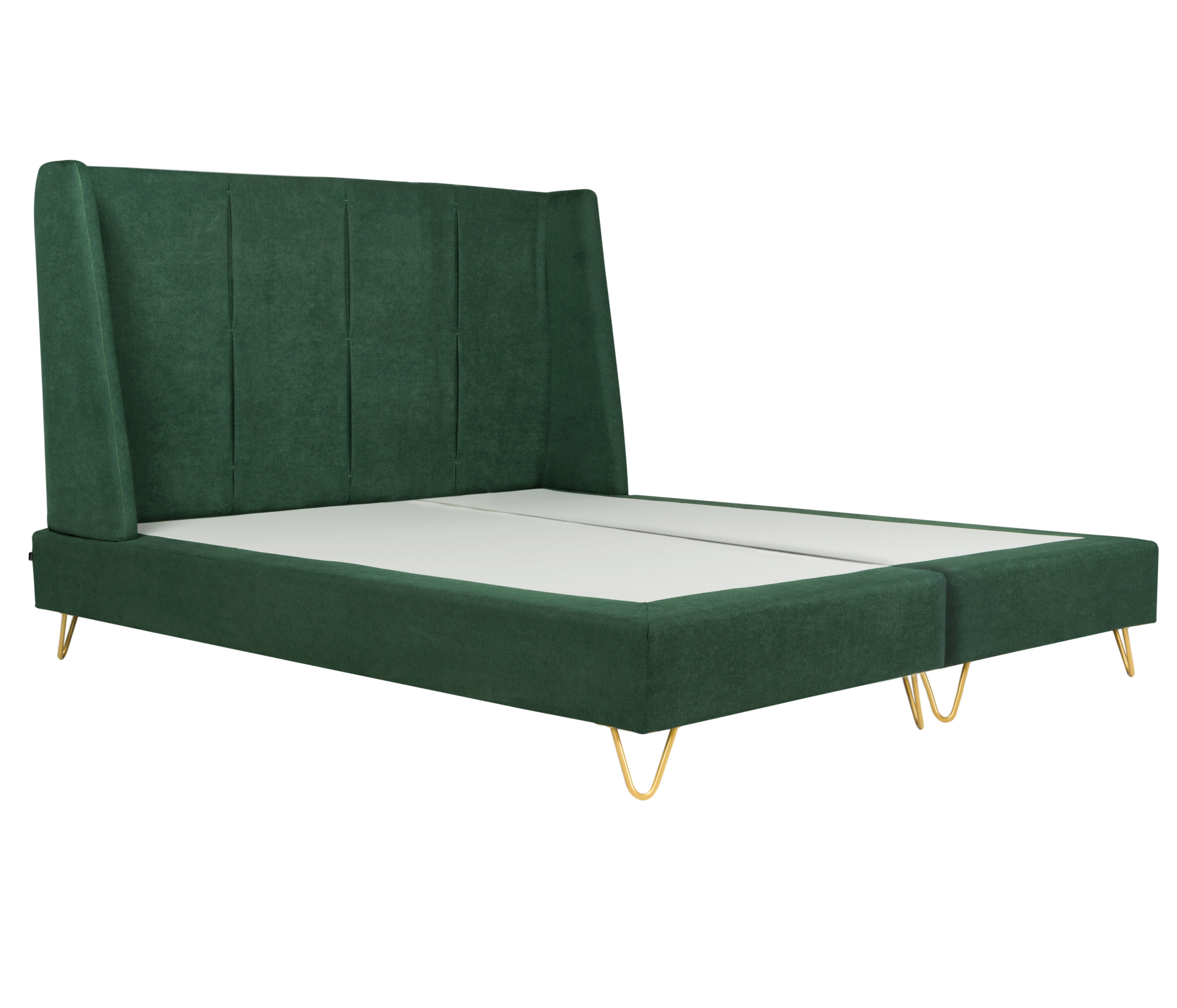 Cama king size Skye - Verde