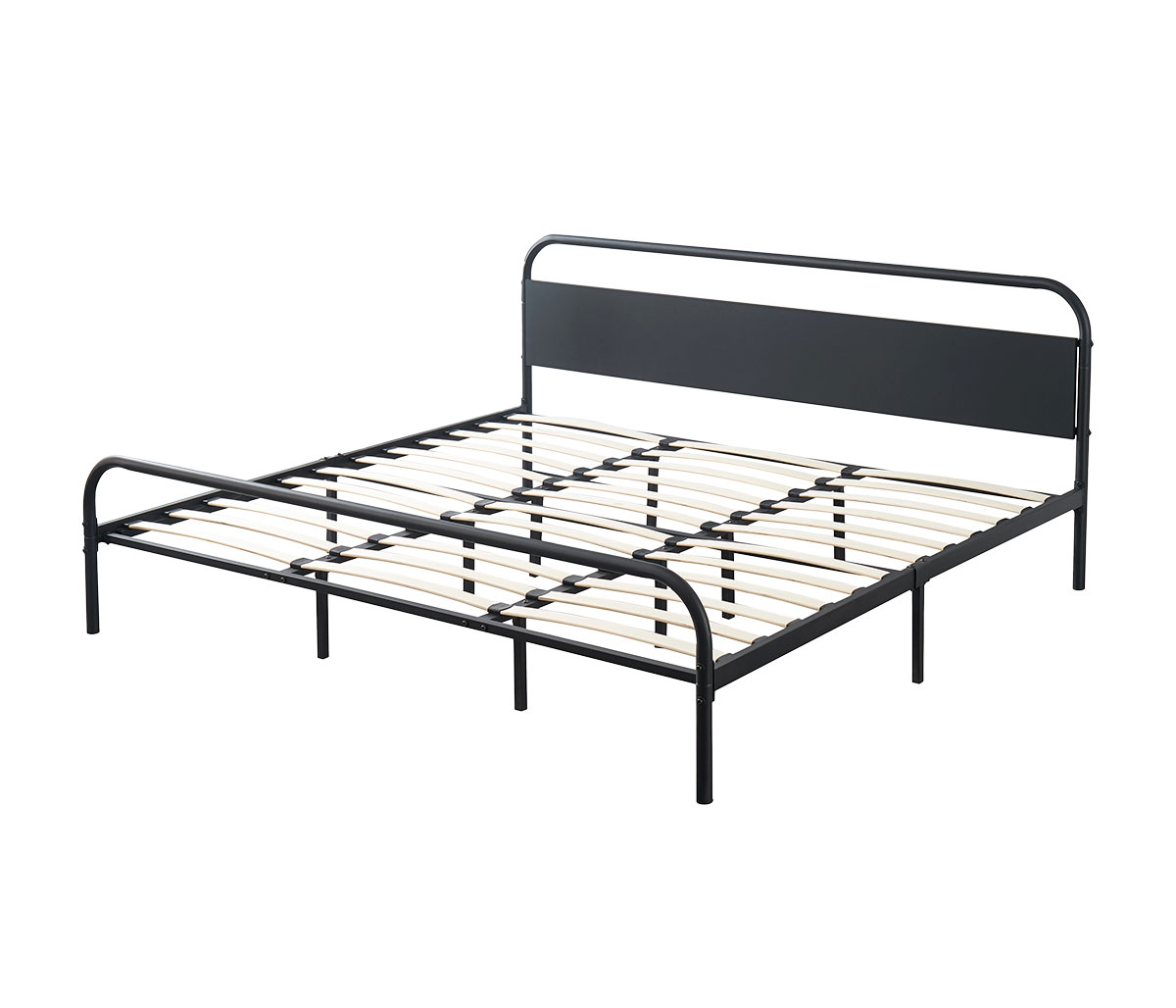 Cama king size Palermo - Negro
