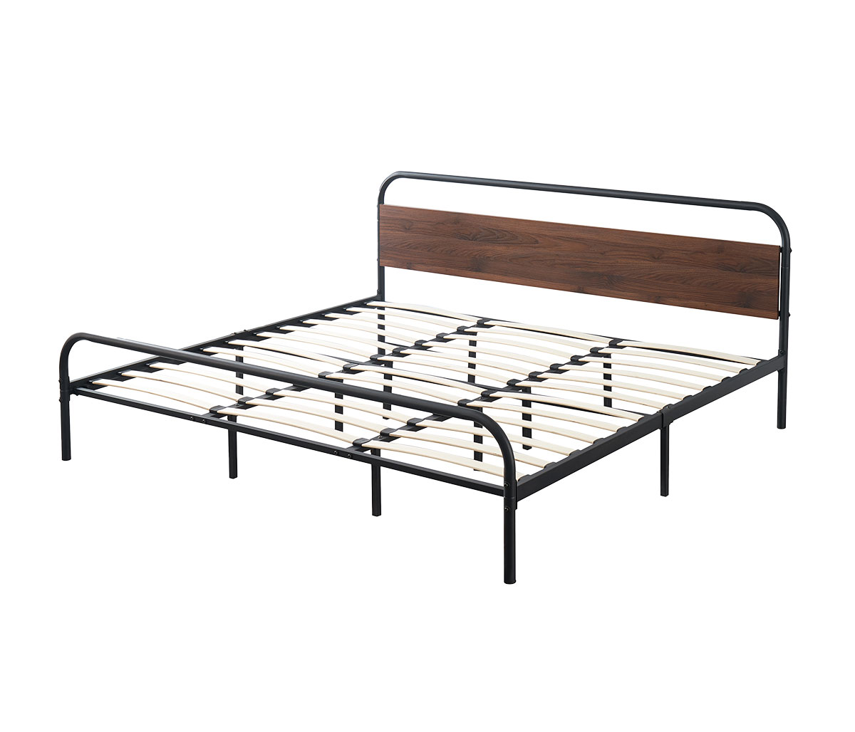 Cama king size Palermo - Nogal