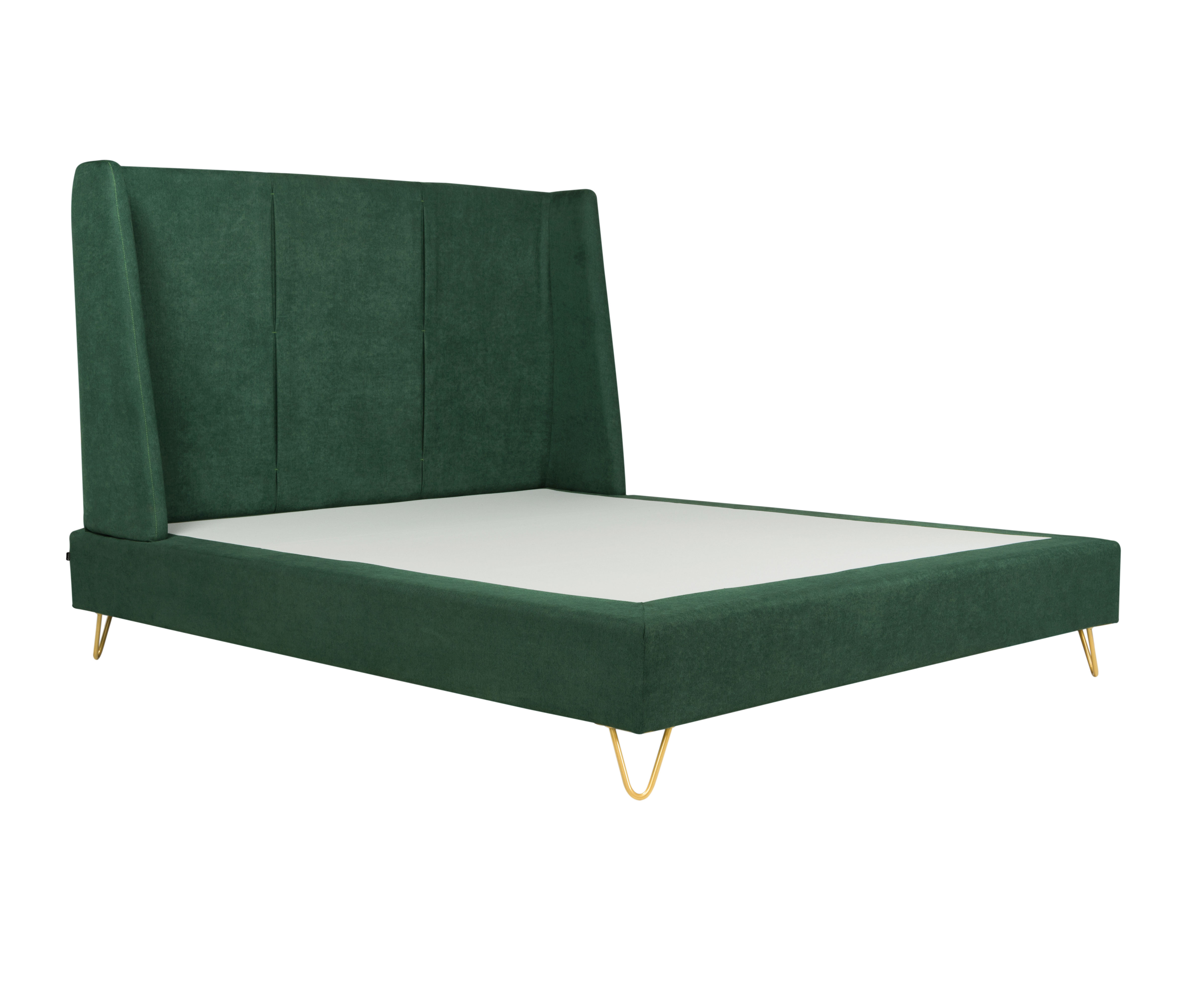 Cama matrimonial Skye - Verde