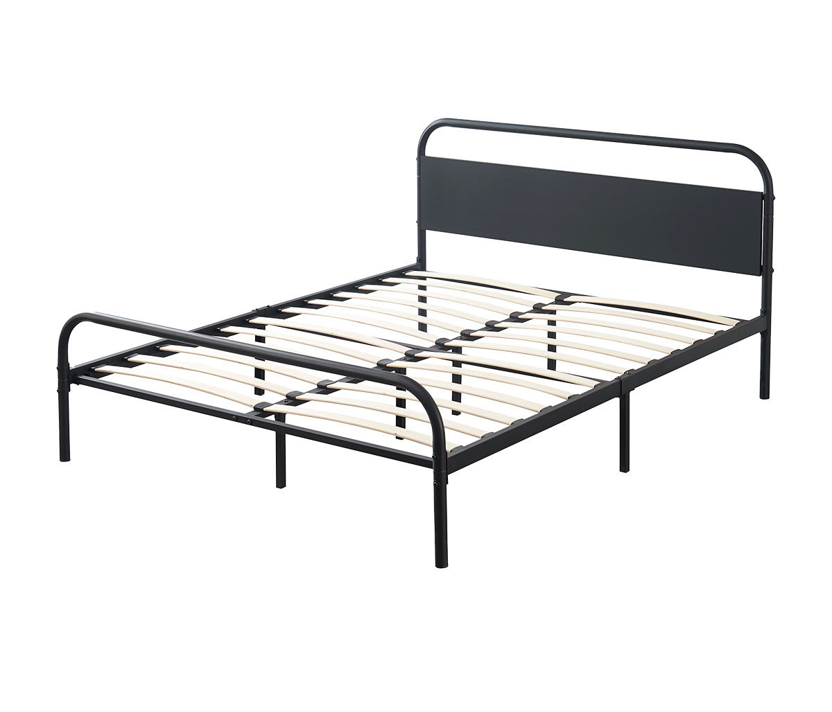 Cama queen size Palermo - Negro