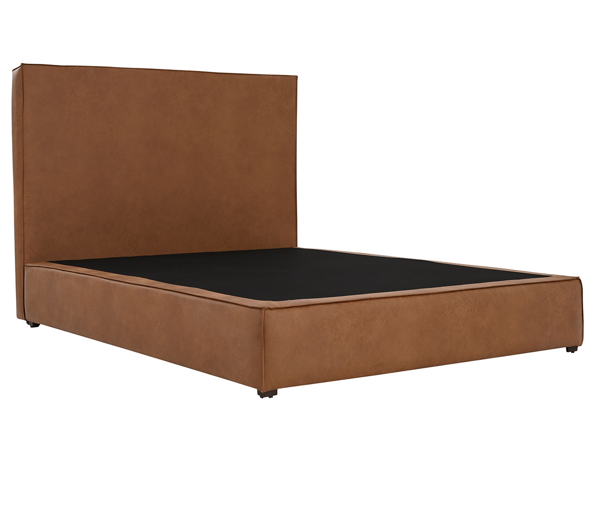 Cama queen size Raquel - Café