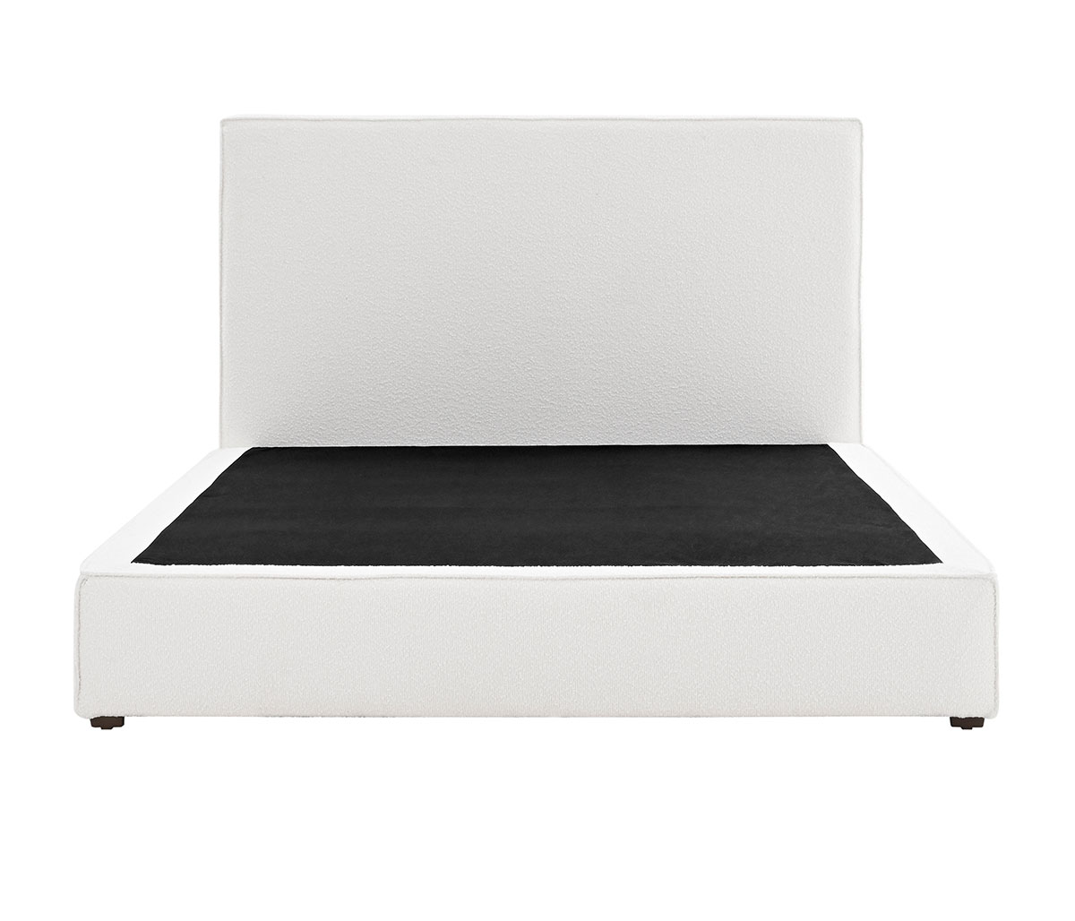 Cama queen size Raquel - Blanco