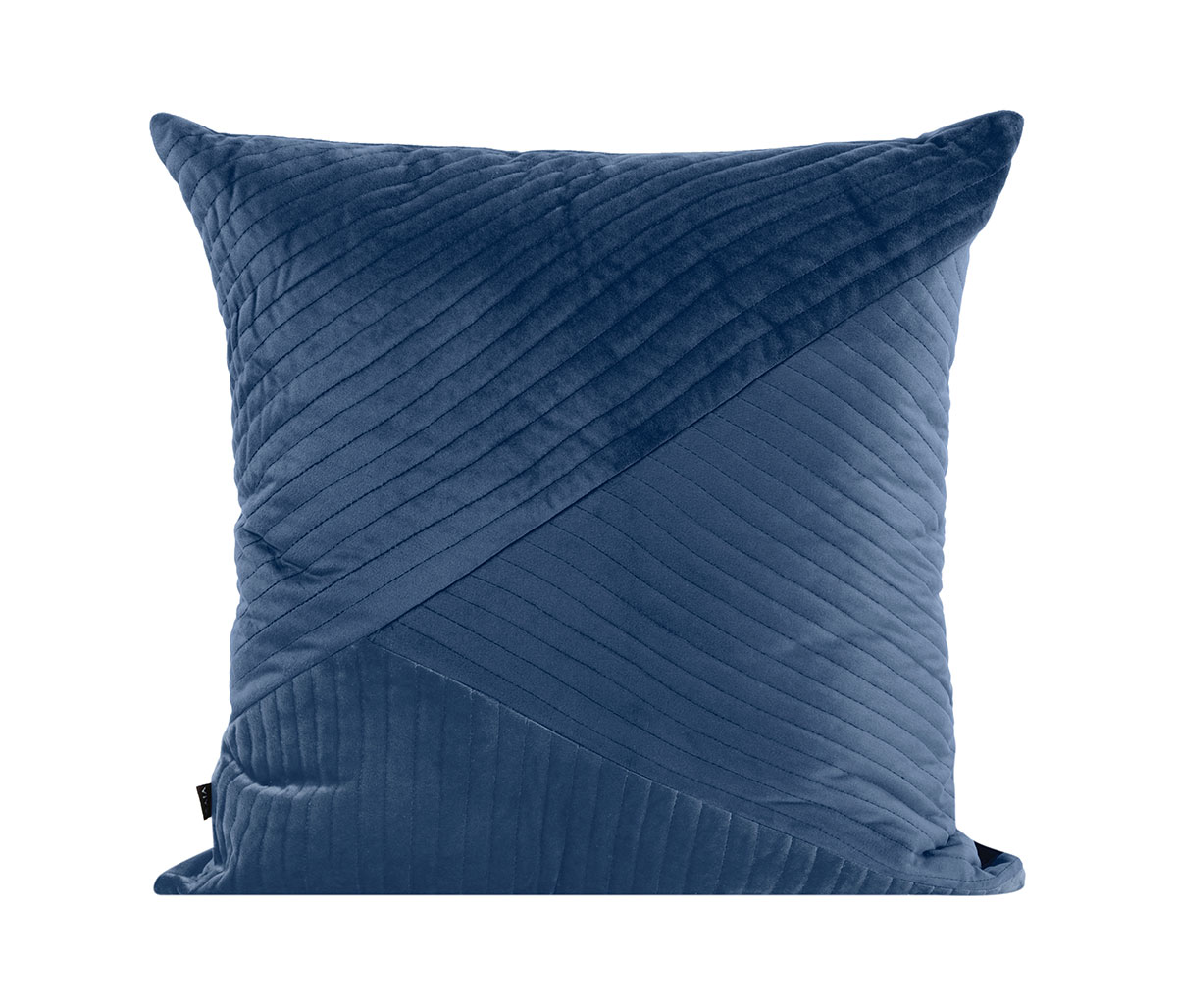 Cojín Bunek 50x50 - Azul marino + Cojín Alterno 50x50 - Blanco