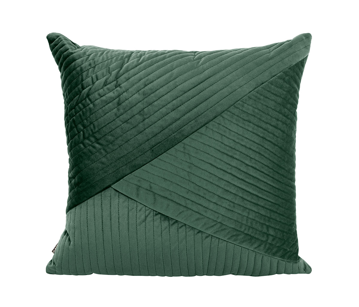 Cojín Bunek 50x50 - Verde + Cojín Alterno 50x50 - Blanco