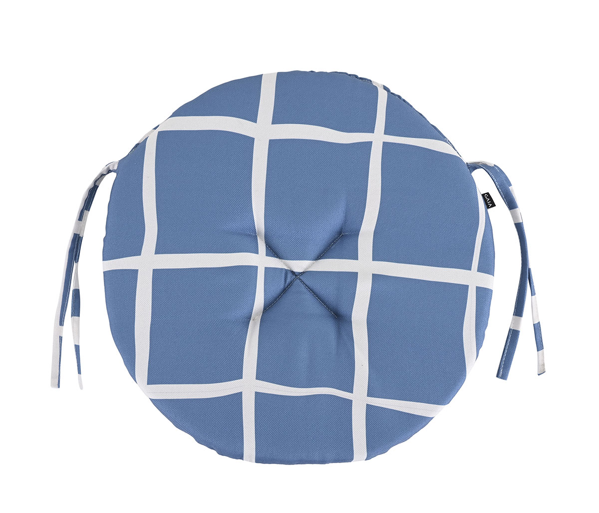 Cojín impermeable para silla doble cara 40 cm Jurubida - Azul