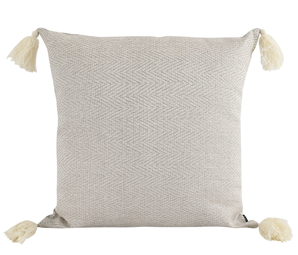 Cojin con pompones 50x 50 cm Madona - Beige
