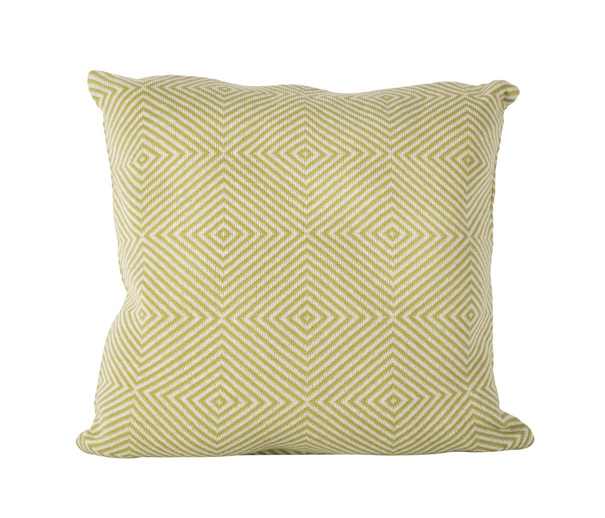 Cojín tejido Amatán 45x45 - Verde claro