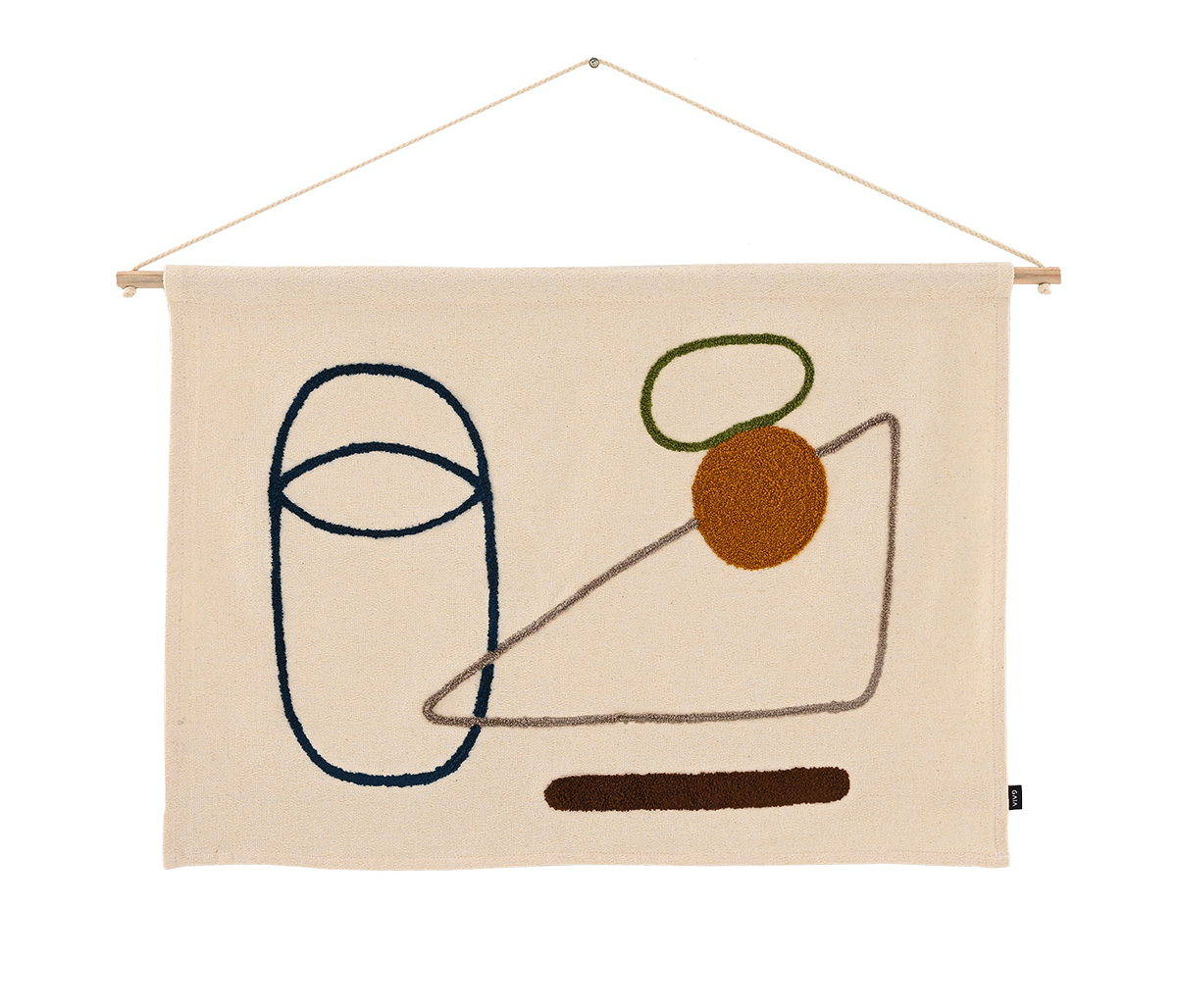 Colgante de pared Carrillo - Blanco