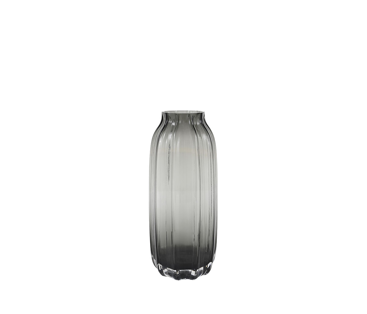 Florero de vidrio 32 cm Margot - Humo