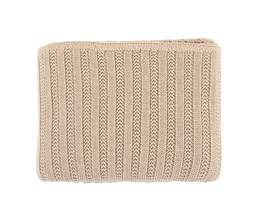 Frazada Gazia 150x80 cm- Beige