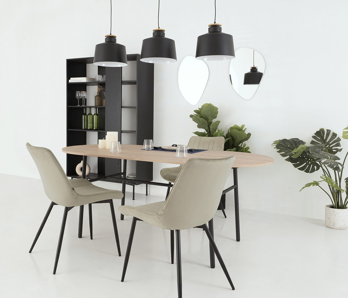 Lámpara de techo Veiros - Negro