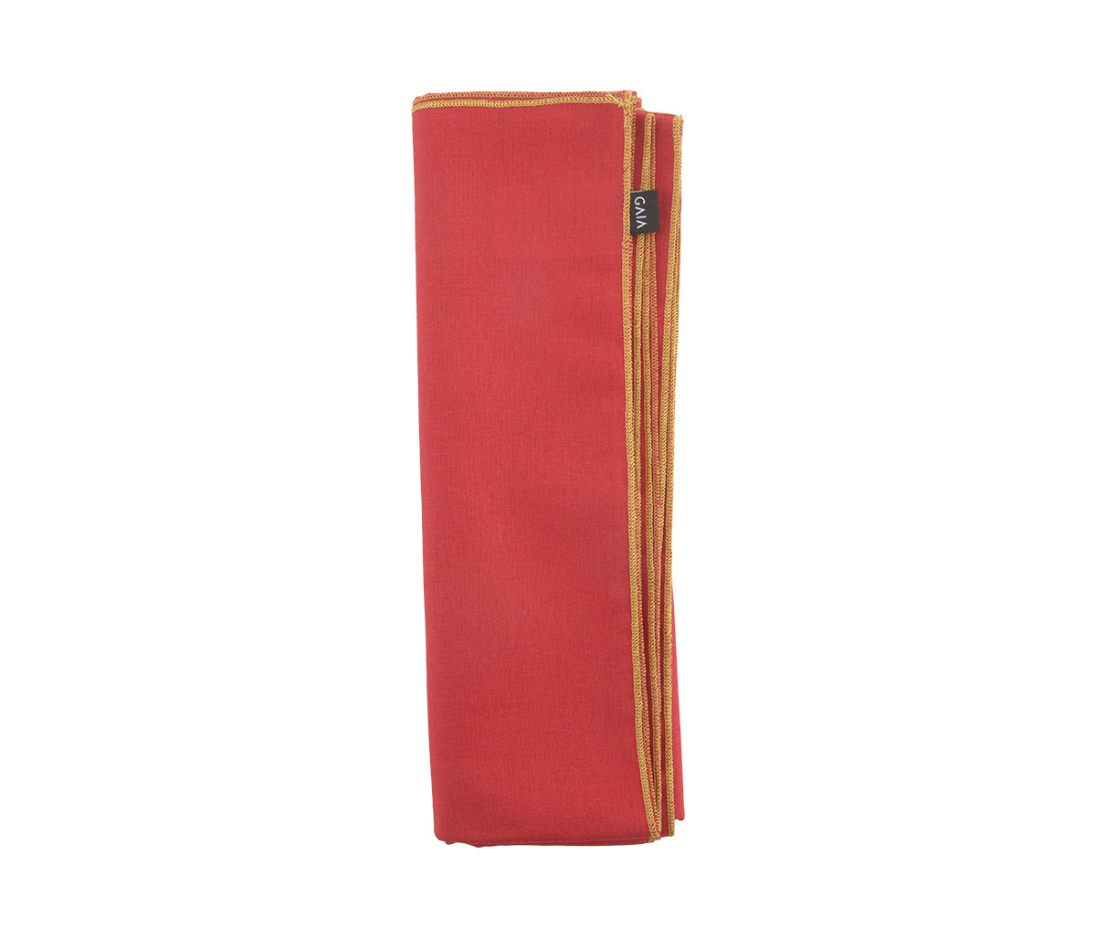 Mantel individual Irlanda - Rojo con dorado