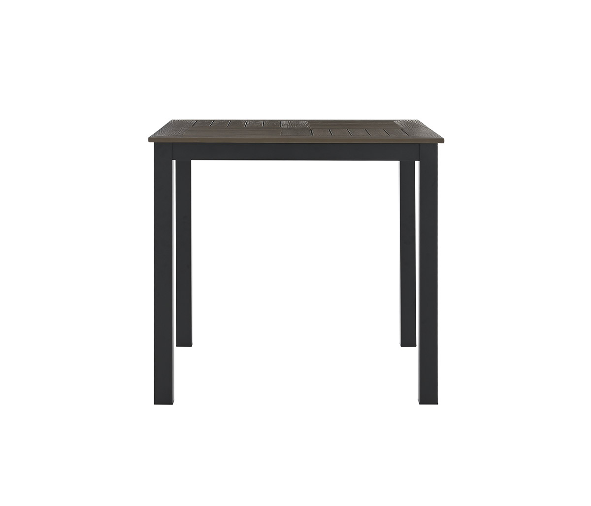Mesa de comedor Cuneo cuadrada - Café