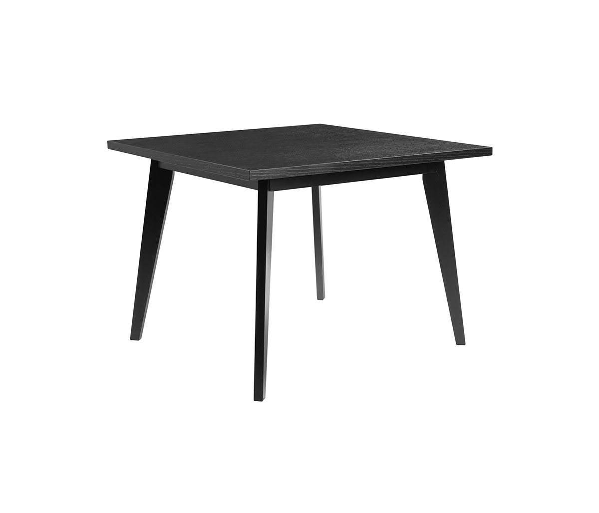 Mesa de comedor Evo 100 cm cuadrada - Negro 