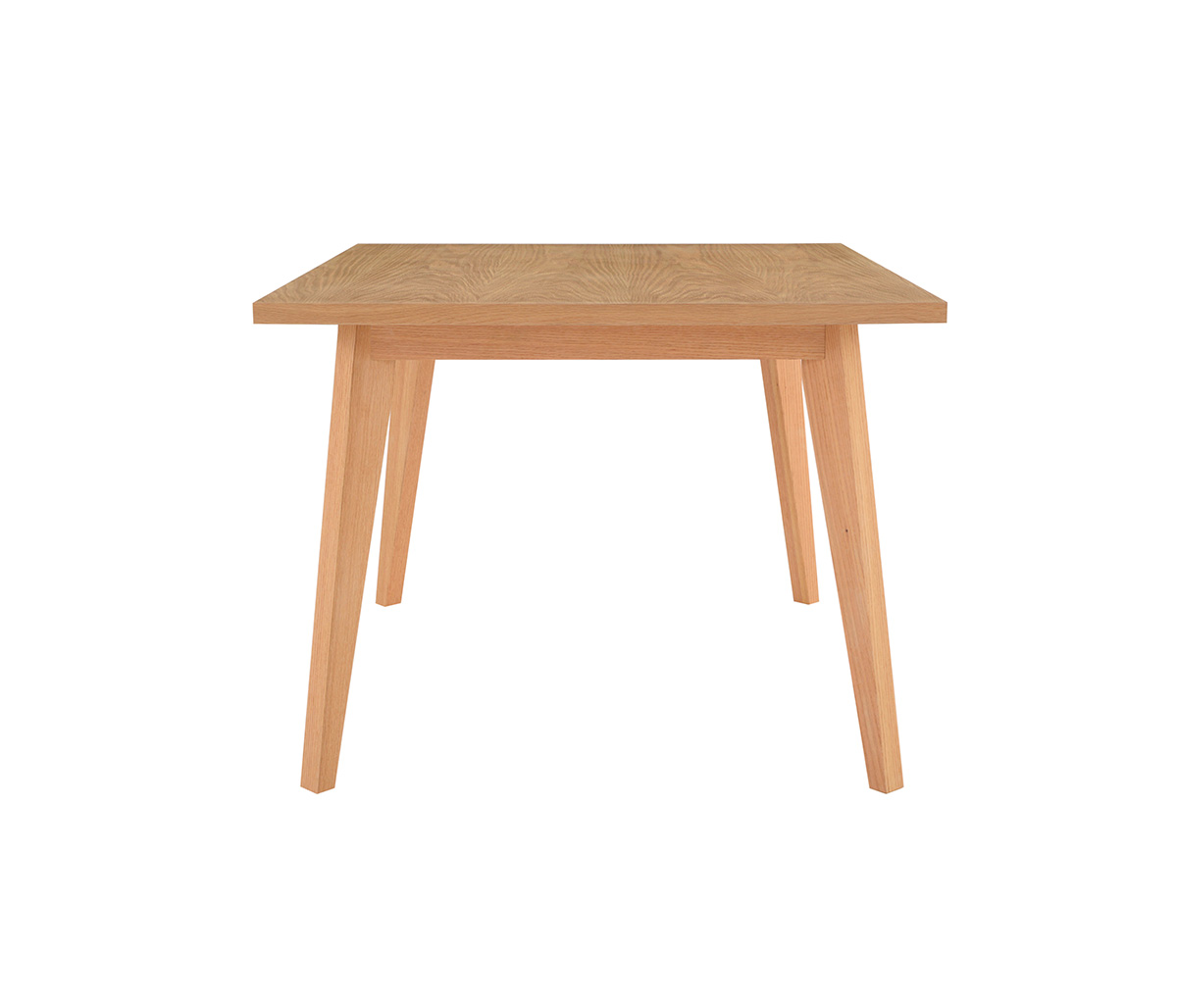 Mesa de comedor Evo 80 cm cuadrada - Encino