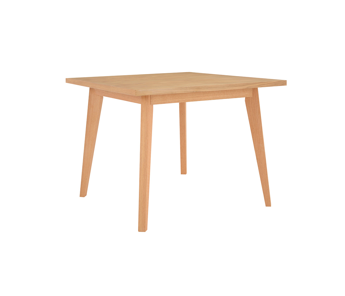 Mesa de comedor Evo 80 cm cuadrada - Encino