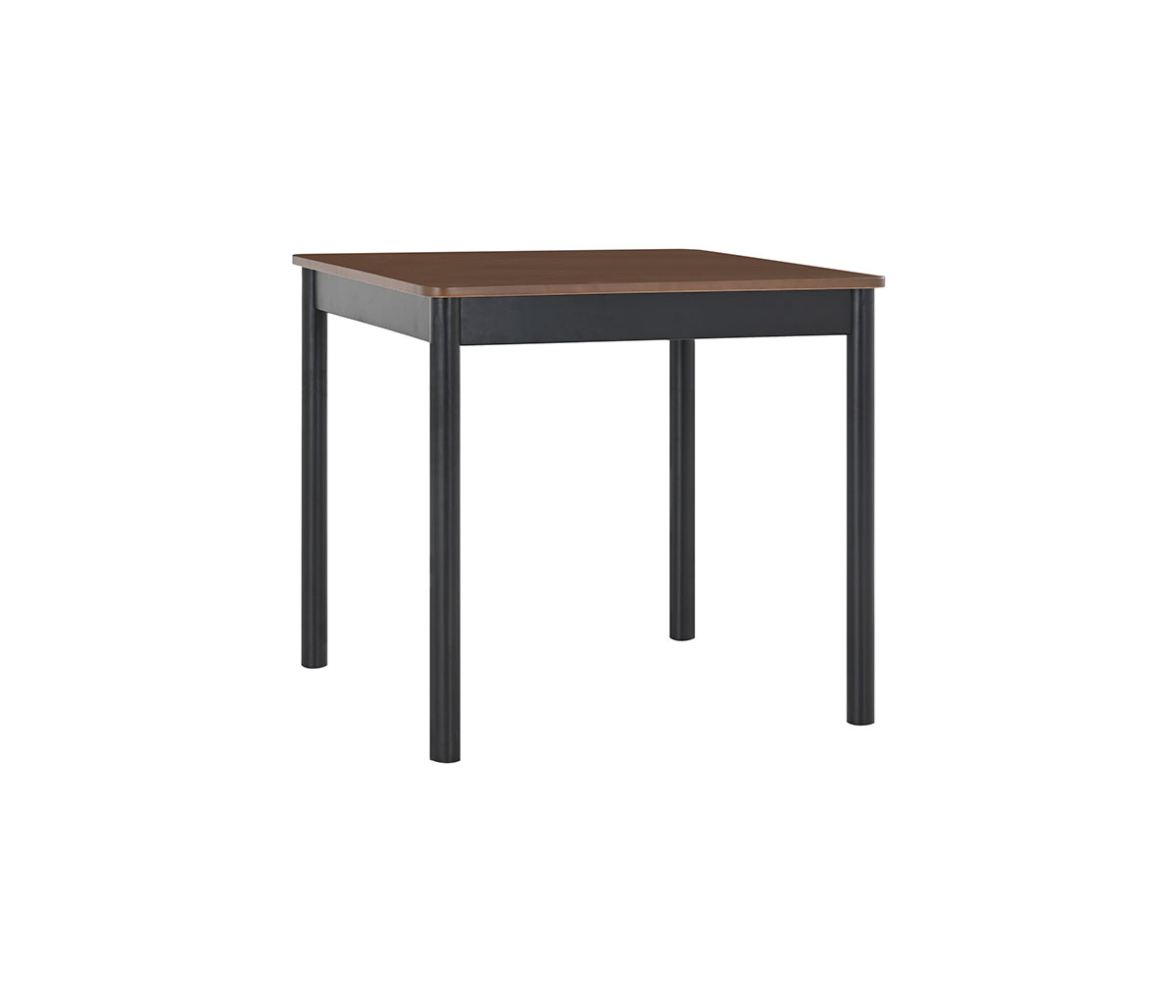 Mesa de comedor Higueras 80 cm nogal - Negro