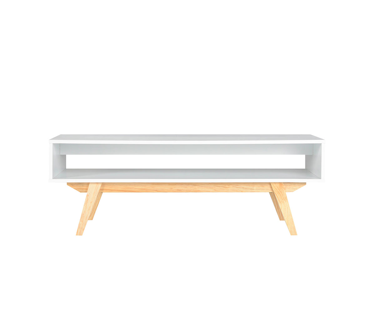 Mesa de centro Cuauhtémoc - Blanco liso