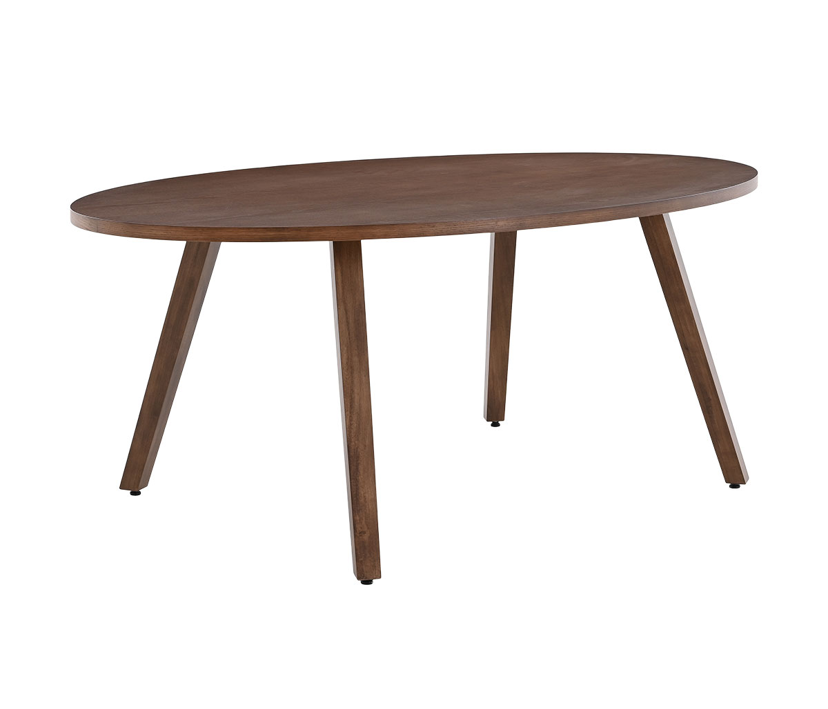 Mesa de comedor ovalada Xocos - Café