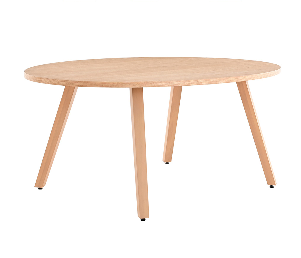 Mesa de comedor ovalada Xocos - Natural