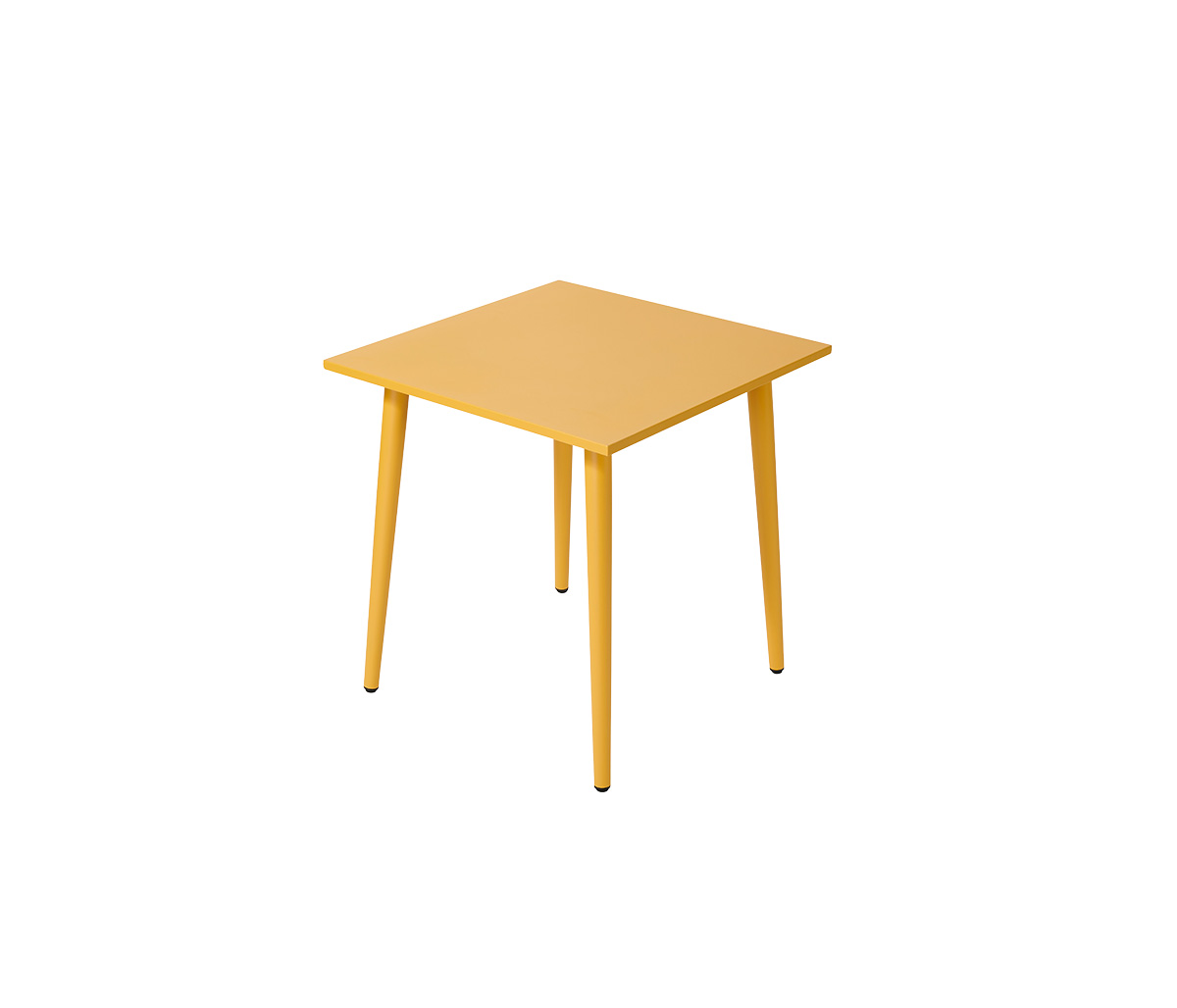 Mesa de comedor para exterior Torino chica - Amarillo