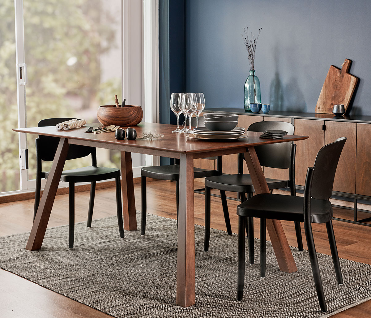 Mesa de comedor Peñón - Nogal