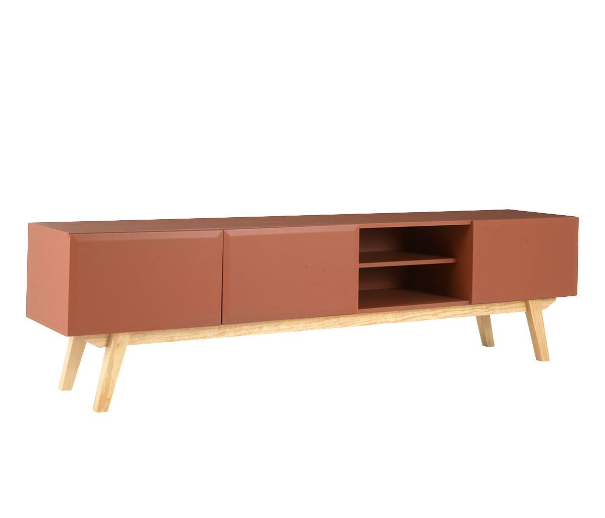 Mueble de tv Cuauhtémoc 200 cm - Terracota liso