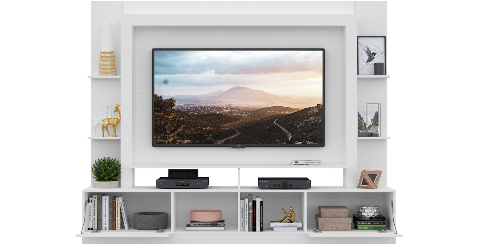 Mueble para tv Amagá - Blanco