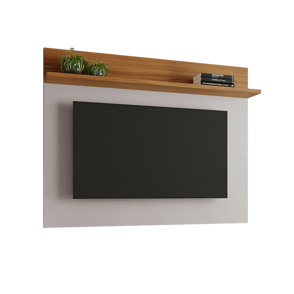 Mueble para tv Castañuela - Natural con blanco