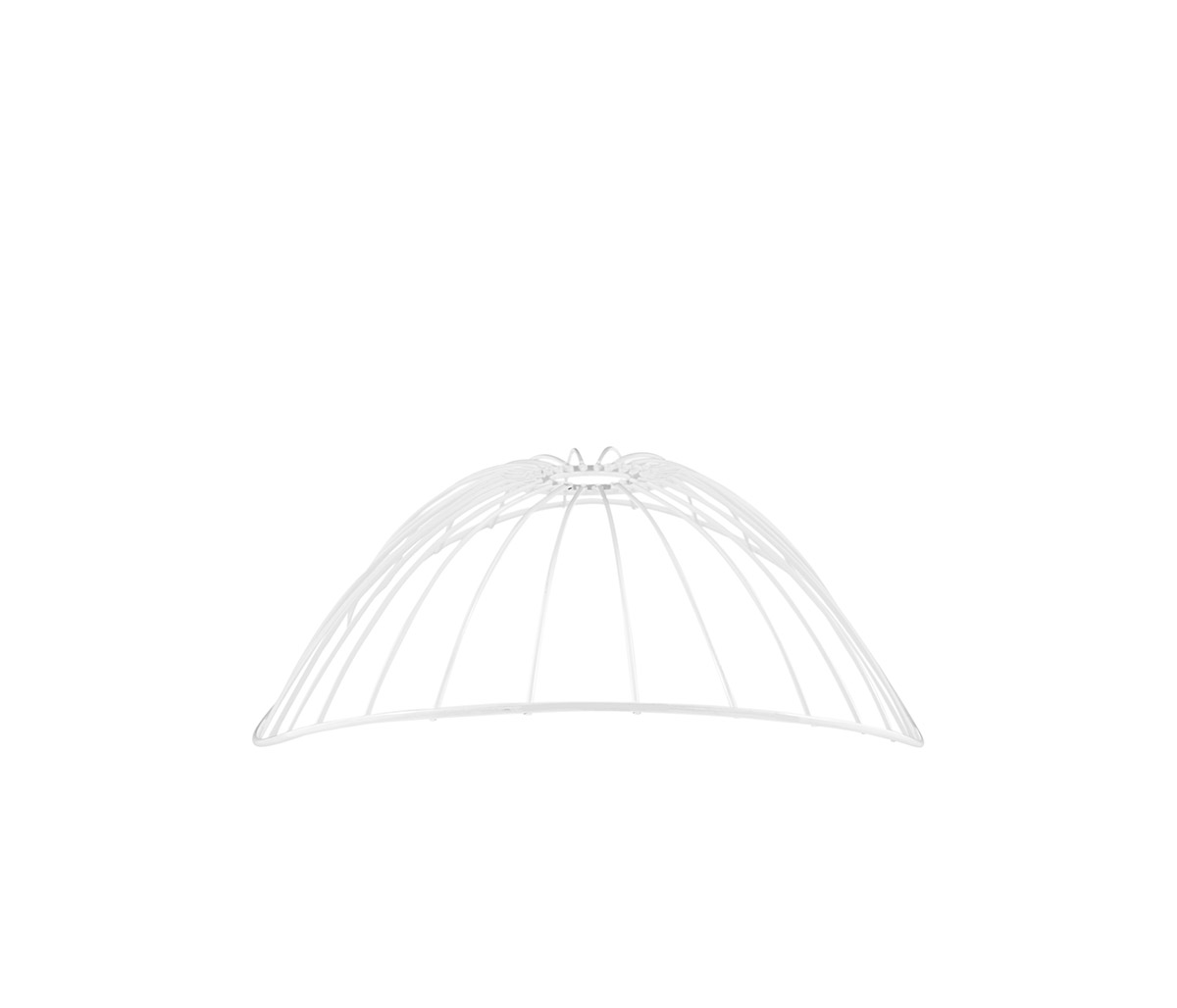 Pantalla para lámpara sencilla Valentino 30 cm - Blanco