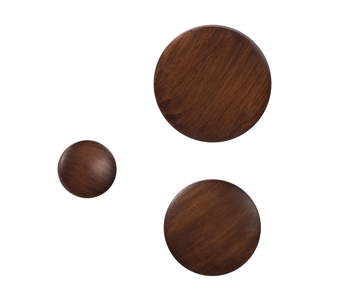 Percheros de pared Naroa - Nogal