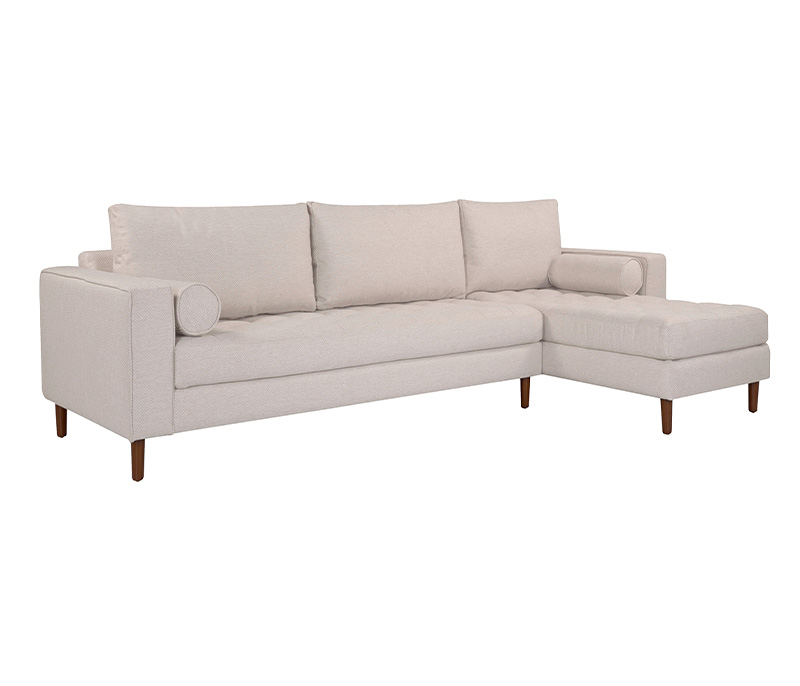 Sala esquinera derecha 4 cuerpos Landero - Beige