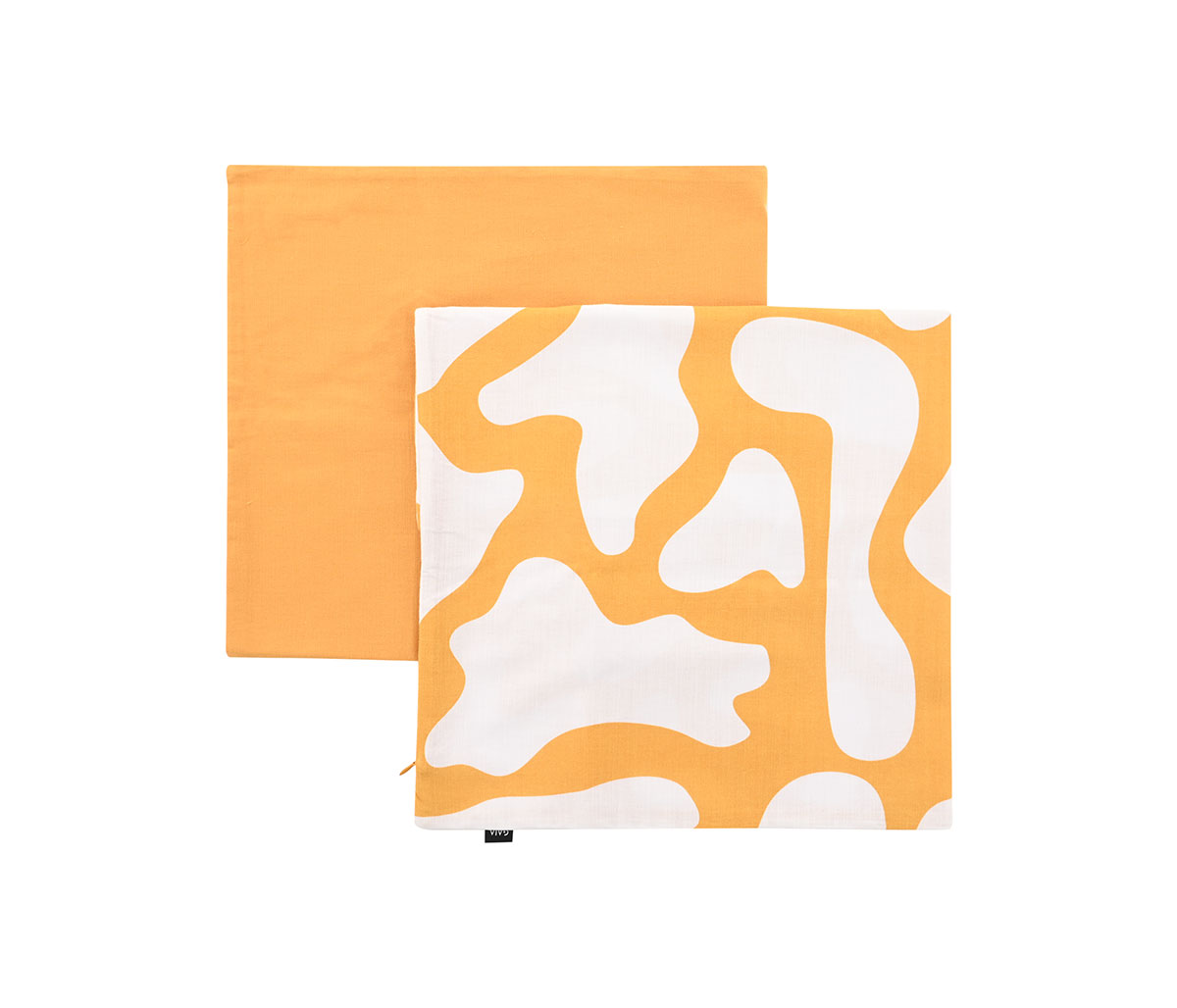Set de 2 fundas para cojines Paraíso 50x50 - Mostaza