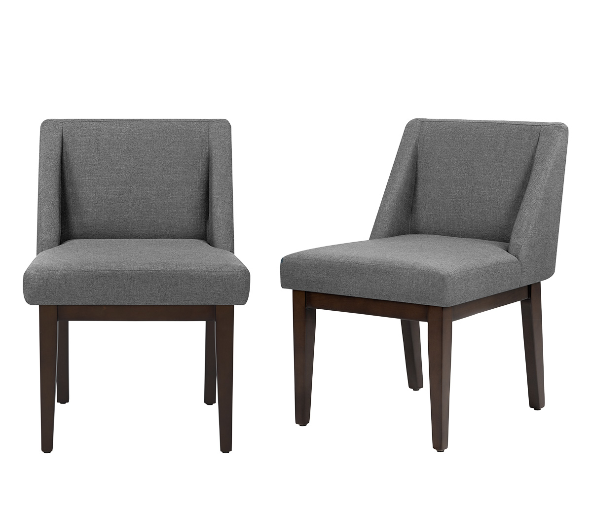 Set de 2 sillas Akatzin - Gris oscuro