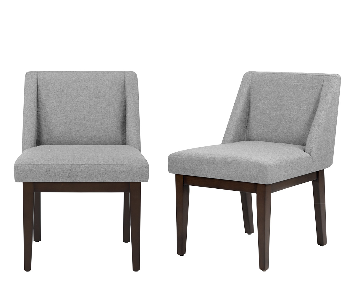Set de 2 sillas Akatzin - Gris claro