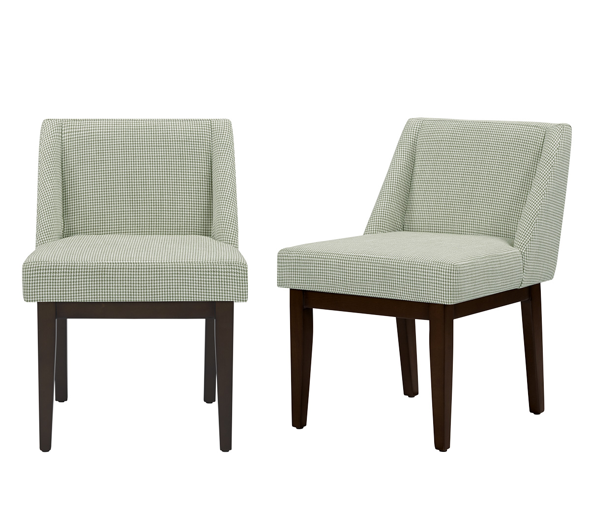 Set de 2 sillas Akatzin tapizada - Verde