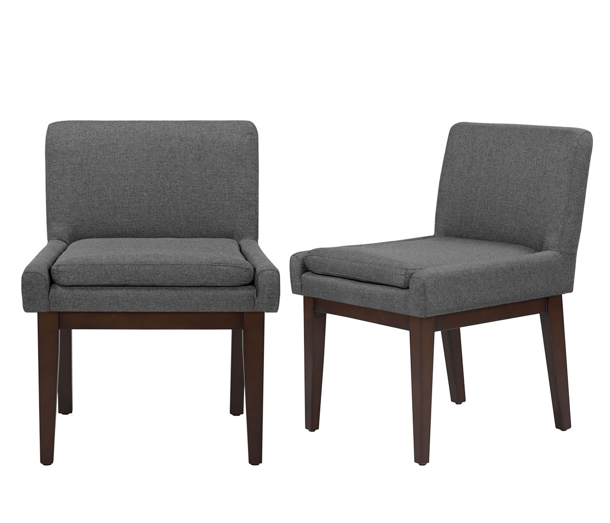 Set de 2 sillas Atrixco - Gris oscuro