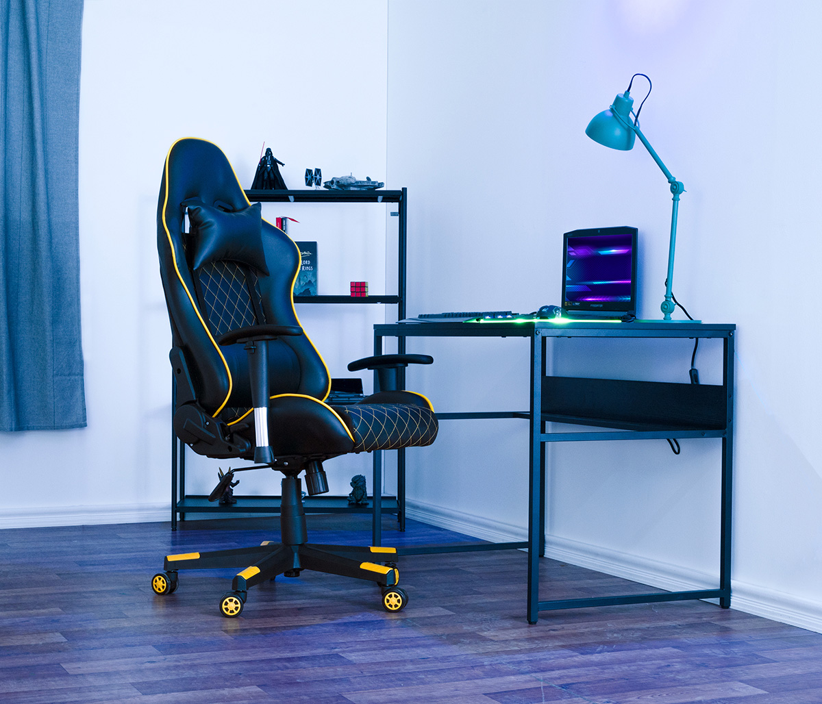 Silla gamer Mario - Amarillo