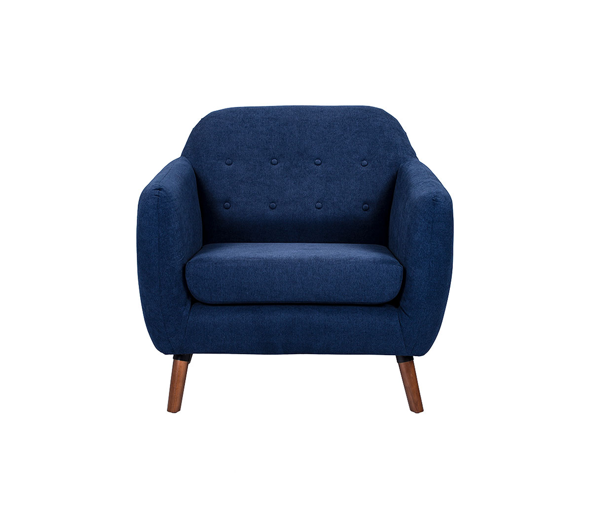Sillón San Blas pata nogal - Azul