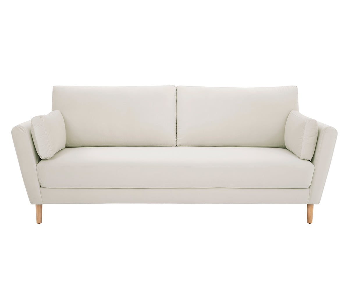 Sofá 3 cuerpos Levanto pata encino - Hueso