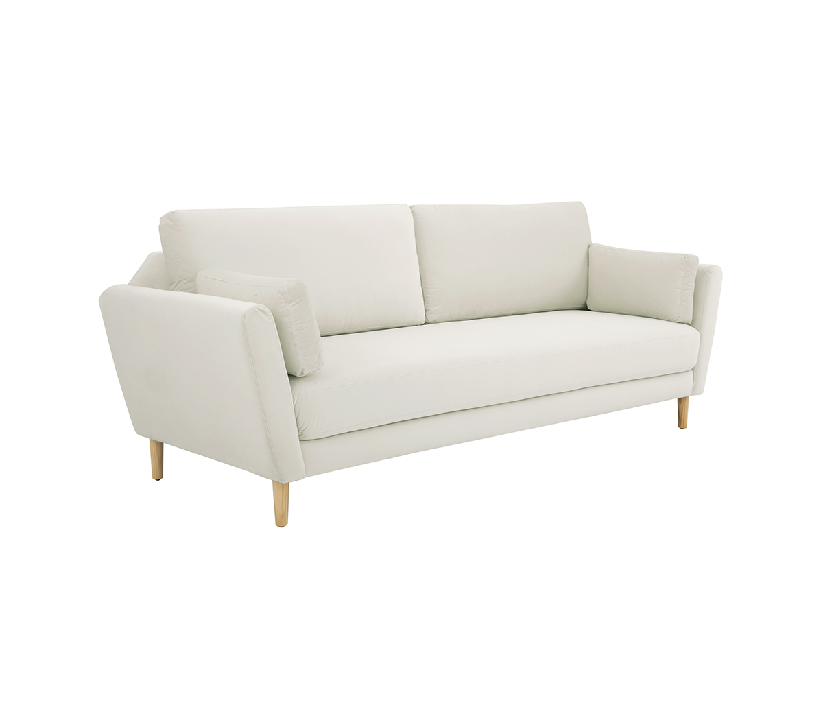 Sofá 3 cuerpos Levanto pata encino - Hueso