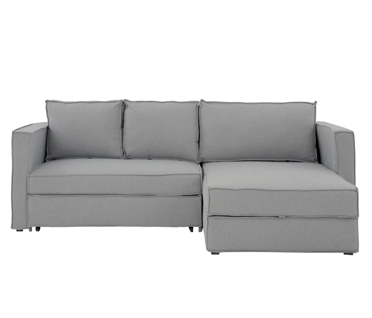 Sofá cama Yamanik derecho - Gris claro