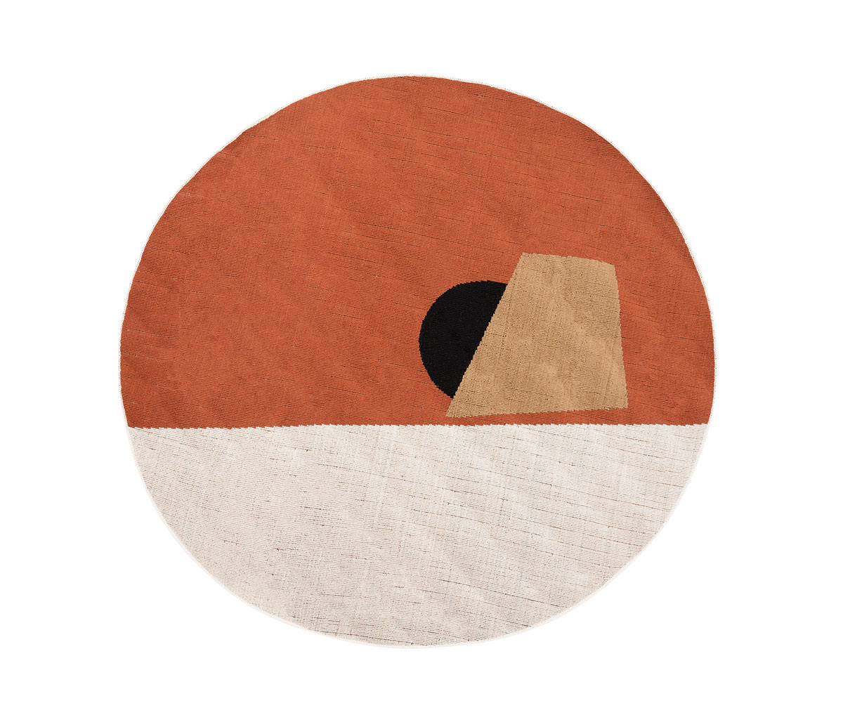Tapete circular Elián 200 cm - Multicolor