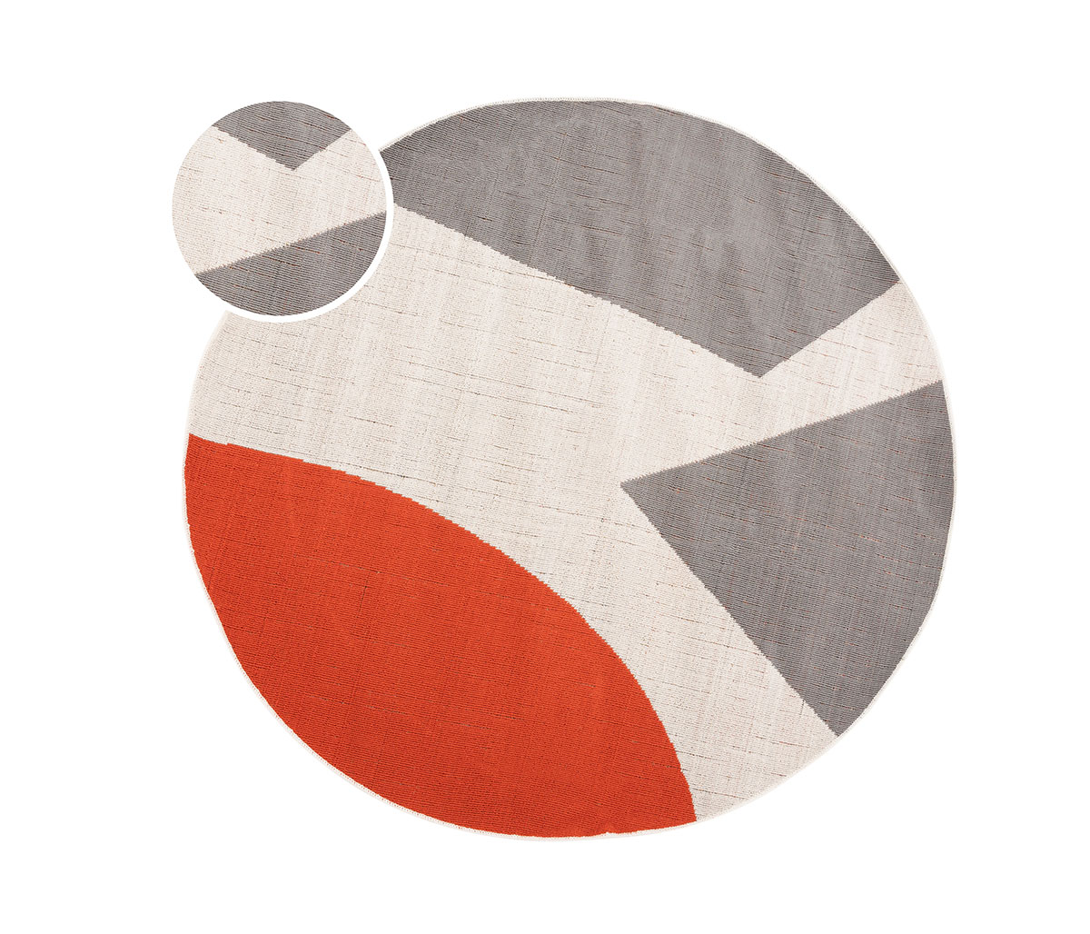 Tapete circular Nissa 200 cm - Multicolor