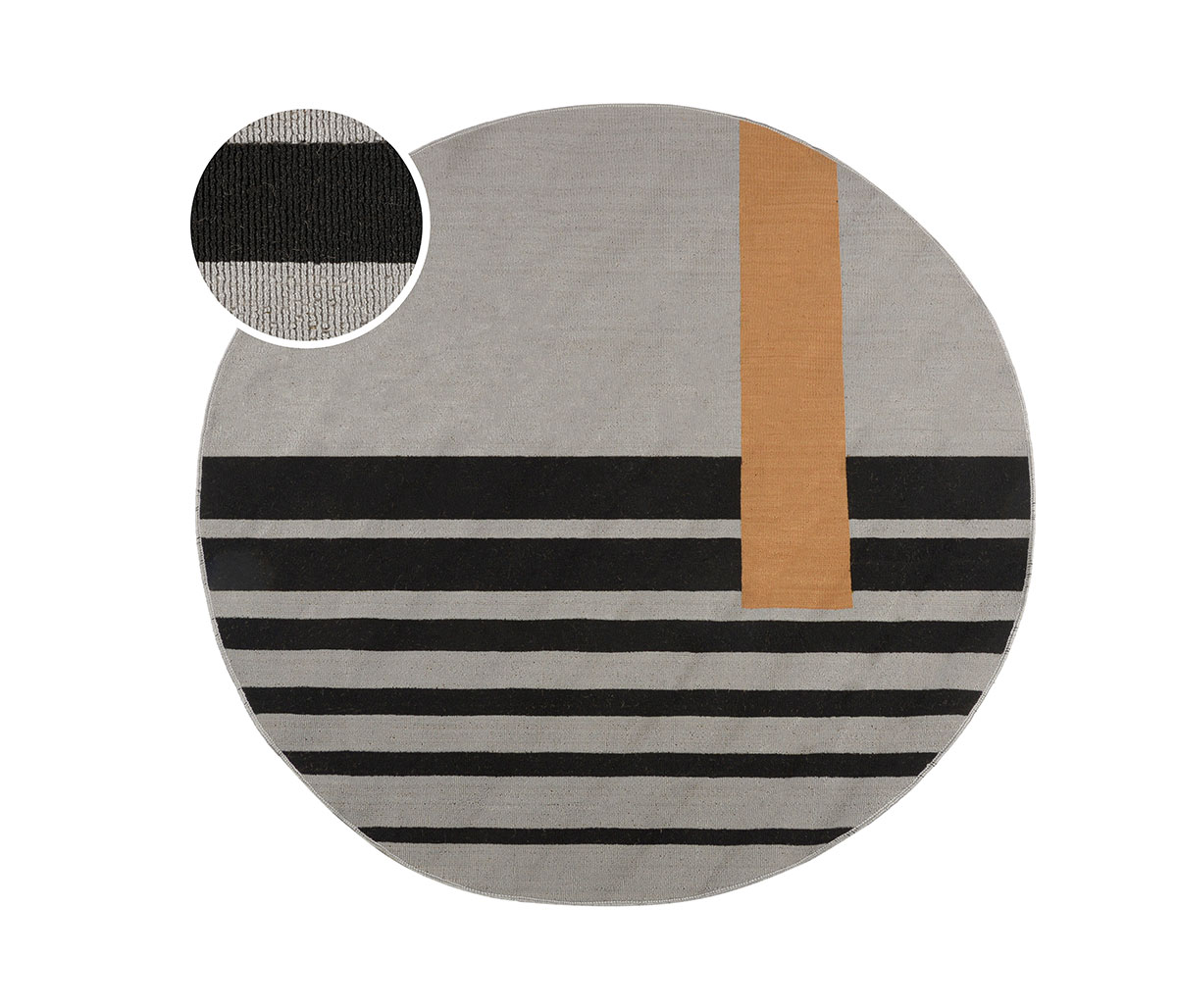 Tapete circular Uriel 200 cm - Multicolor